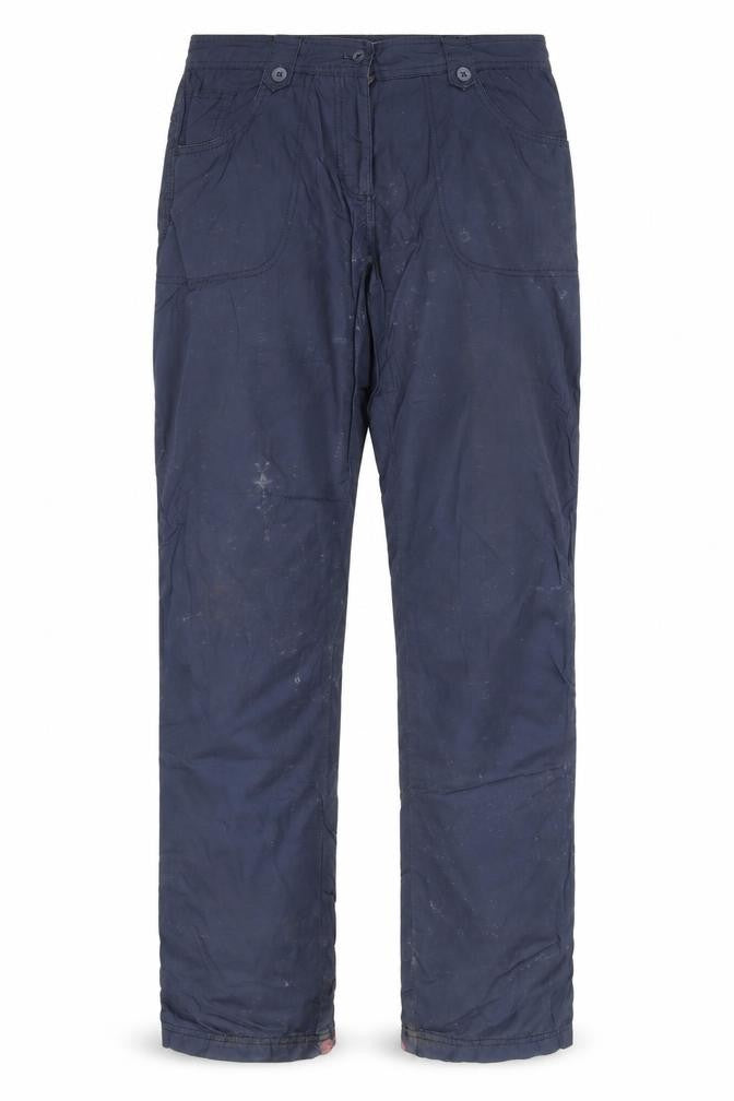 Womens UK Size 8 Mountain Warehouse Regular Fit Cargo Blue Trousers