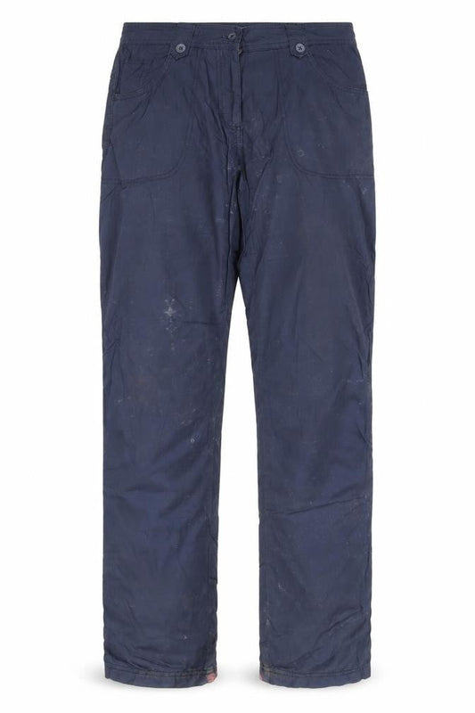 Womens UK Size 8 Mountain Warehouse Regular Fit Cargo Blue Trousers