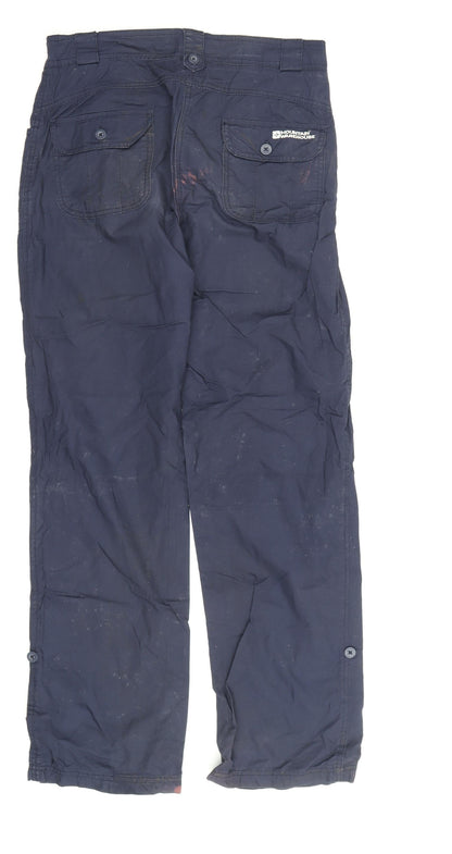 Mountain Warehouse Women's Blue Cargo Trousers Size 8