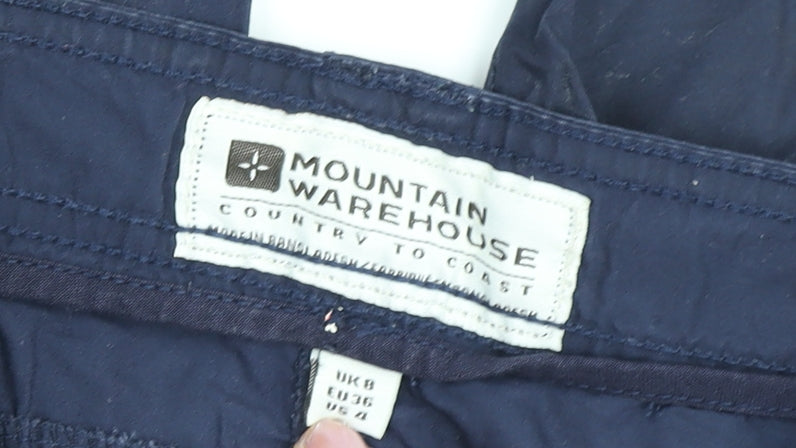 Mountain Warehouse Women's Blue Cargo Trousers Size 8