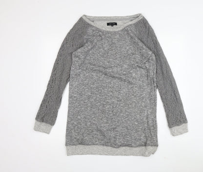 New Look Women's Grey Pullover Sweatshirt Size 14