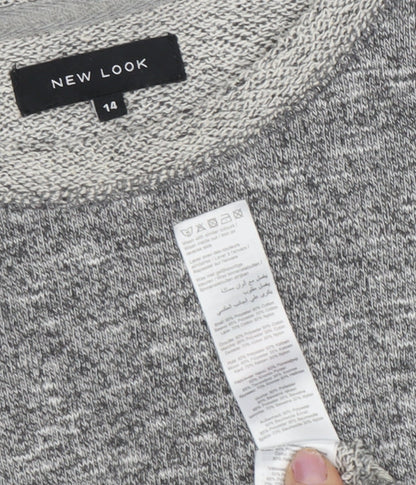New Look Women's Grey Pullover Sweatshirt Size 14