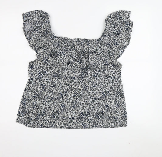 Womens UK Size M H&M Multicoloured Tunic Blouse