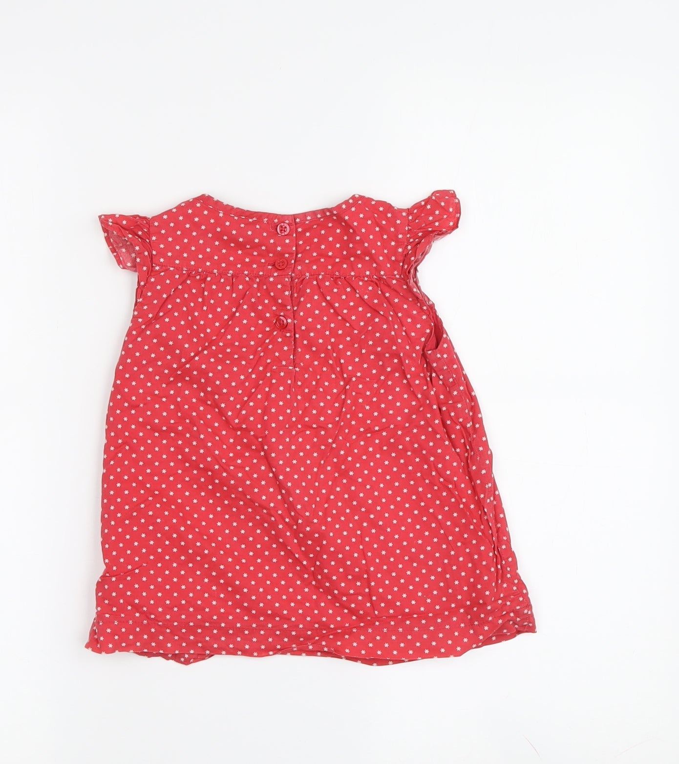 Gap Red Girls' Polka Dot Sleeveless Dress - Size 3 Years
