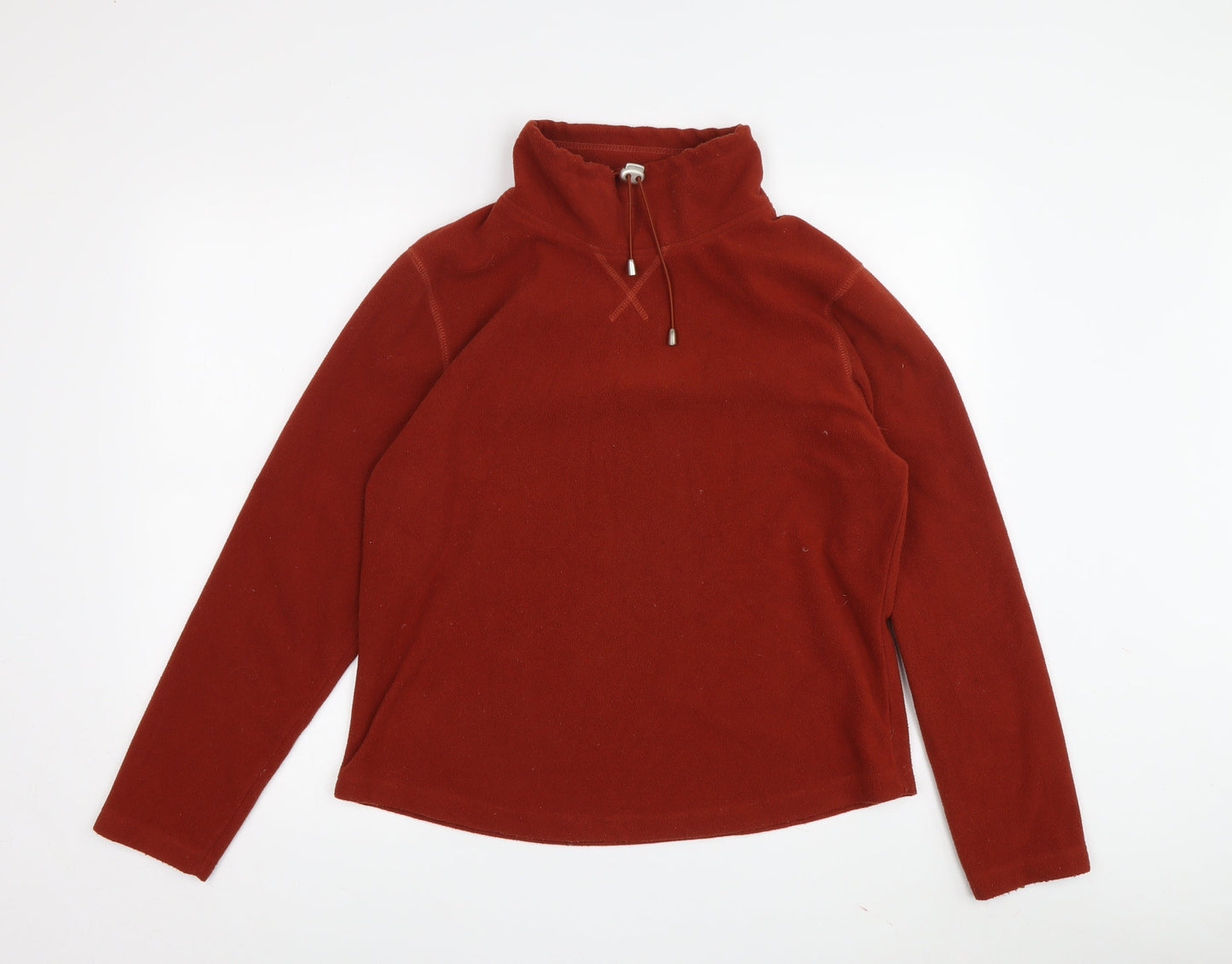 M&Co Women’s Red Fleece Pullover Sweatshirt M