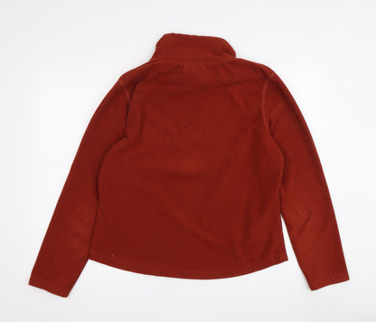 M&Co Women’s Red Fleece Pullover Sweatshirt M