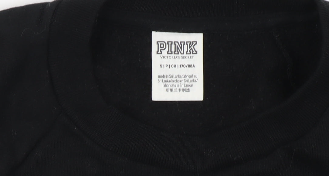 Womens UK Size S Victoria's Secret Black  T-Shirt