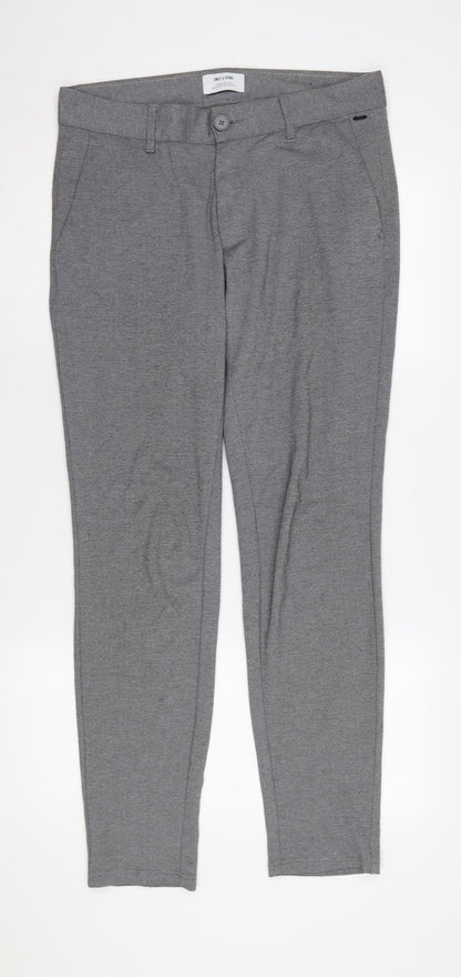 Only & Sons Men's Grey Slim Fit Chino Trousers