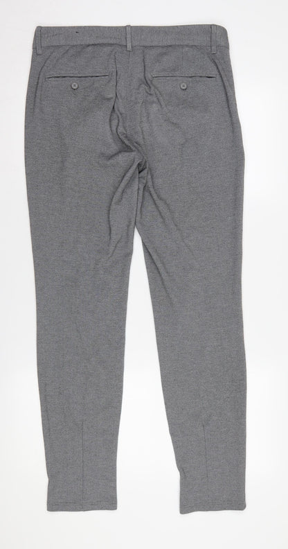 Only & Sons Men's Grey Slim Fit Chino Trousers