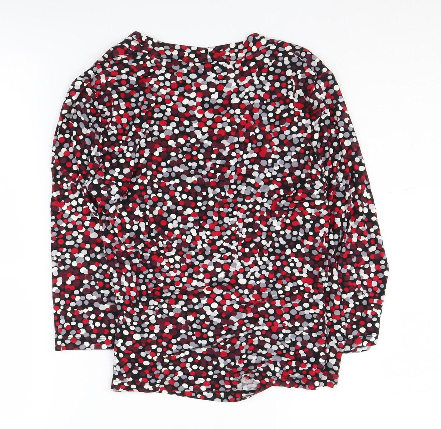 Womens UK Size S CC Multicoloured Wrap Blouse