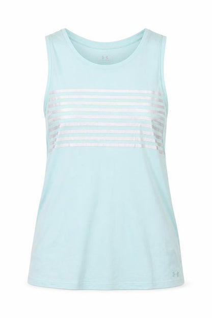 Womens UK Size XS Under armour Blue Gym & Training Running & Jogging Tank