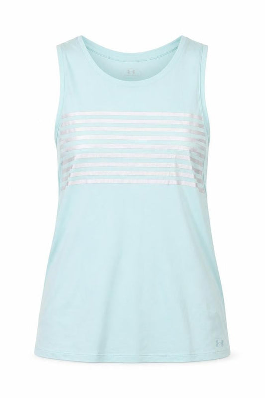 Womens UK Size XS Under armour Blue Gym & Training Running & Jogging Tank