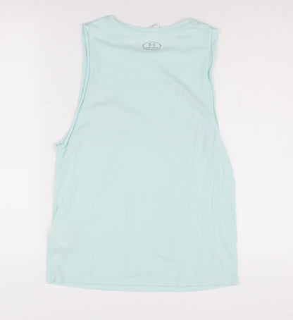 Under Armour Women's Blue XS Crew Neck Sports Tank