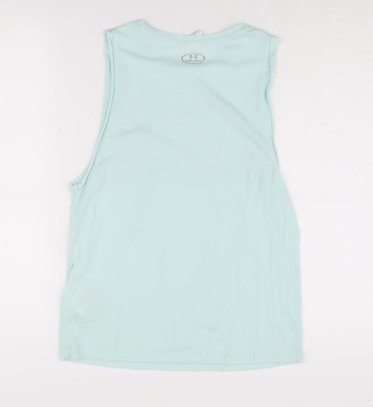 Under Armour Women's Blue XS Crew Neck Sports Tank