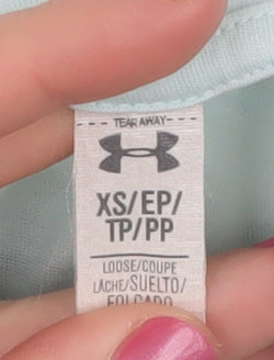 Under Armour Women's Blue XS Crew Neck Sports Tank