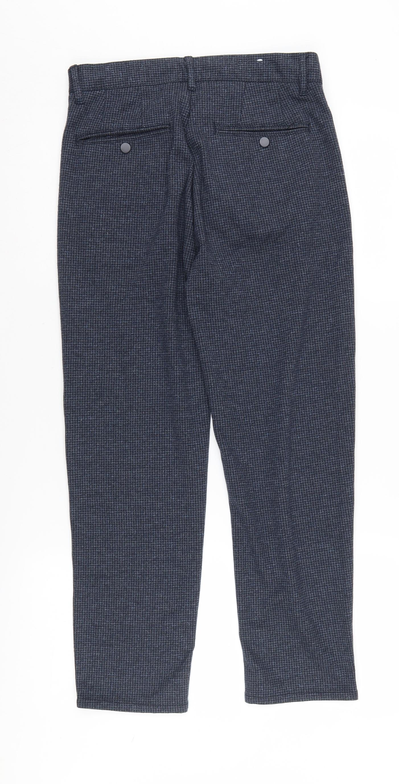 Zara Men's Blue Slim Fit Dress Pants XS