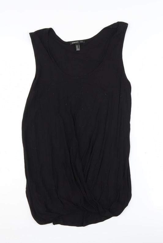 Mango Women's Black Tank Top Size M