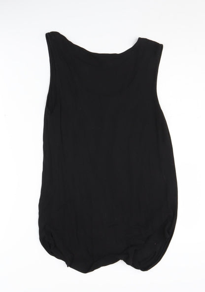 Mango Women's Black Tank Top Size M