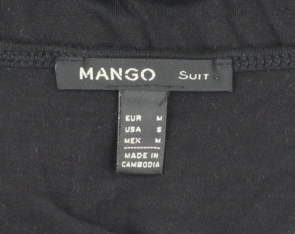 Mango Women's Black Tank Top Size M