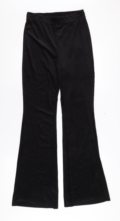 Womens UK Size S H&M  Cropped Black Leggings