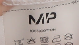 MP Men's White Long Sleeve Crew Neck T-Shirt - S