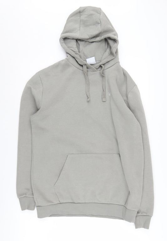 Unisex Adults UK Size S MP Grey Pullover Hoodie