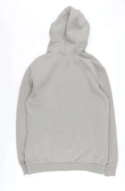Unisex Adults UK Size S MP Grey Pullover Hoodie