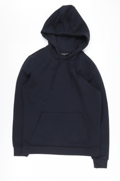 Mens UK Size M Brave Soul Black Pullover Hoodie