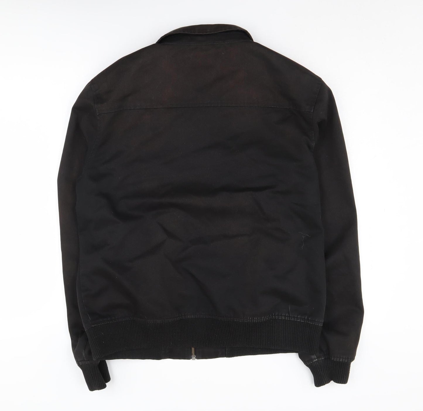 ASOS Men's Black Bomber Jacket Size L Casual Look