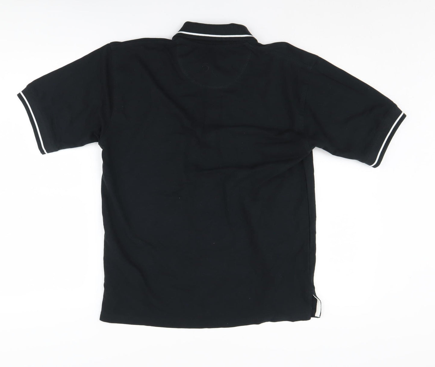 KUSTOM KIT Men's Black XS Polo Shirt Logo Short Sleeve