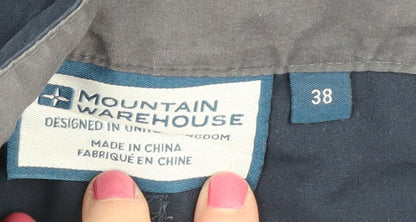 Mountain Warehouse Men's Blue Cargo Shorts, Size 38