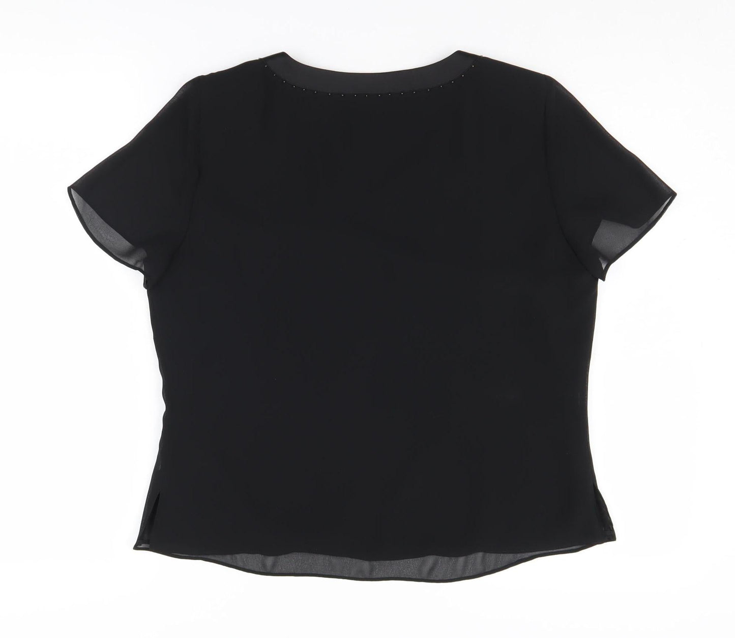 Jacques Vert Women's Black Floral Blouse Size 12