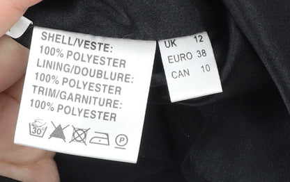 Jacques Vert Women's Black Floral Blouse Size 12