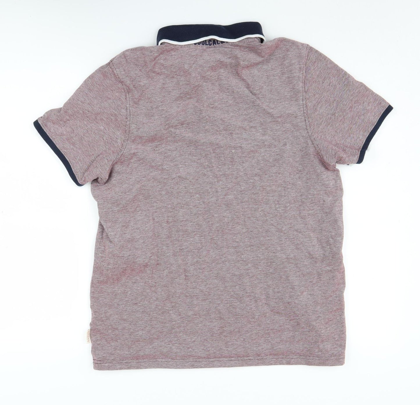 SoulCal & Co Men's Red Polo Shirt - Size L