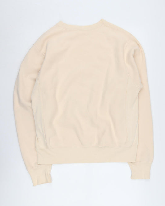 Mens UK Size S Champion Beige Pullover Sweatshirt