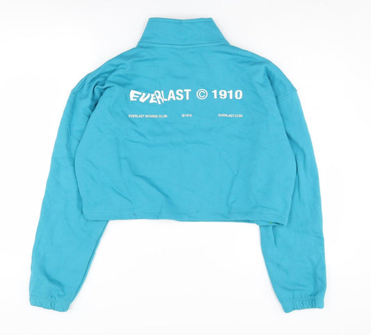 Everlast Women's Blue Henley Sweatshirt Size 12