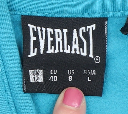 Everlast Women's Blue Henley Sweatshirt Size 12