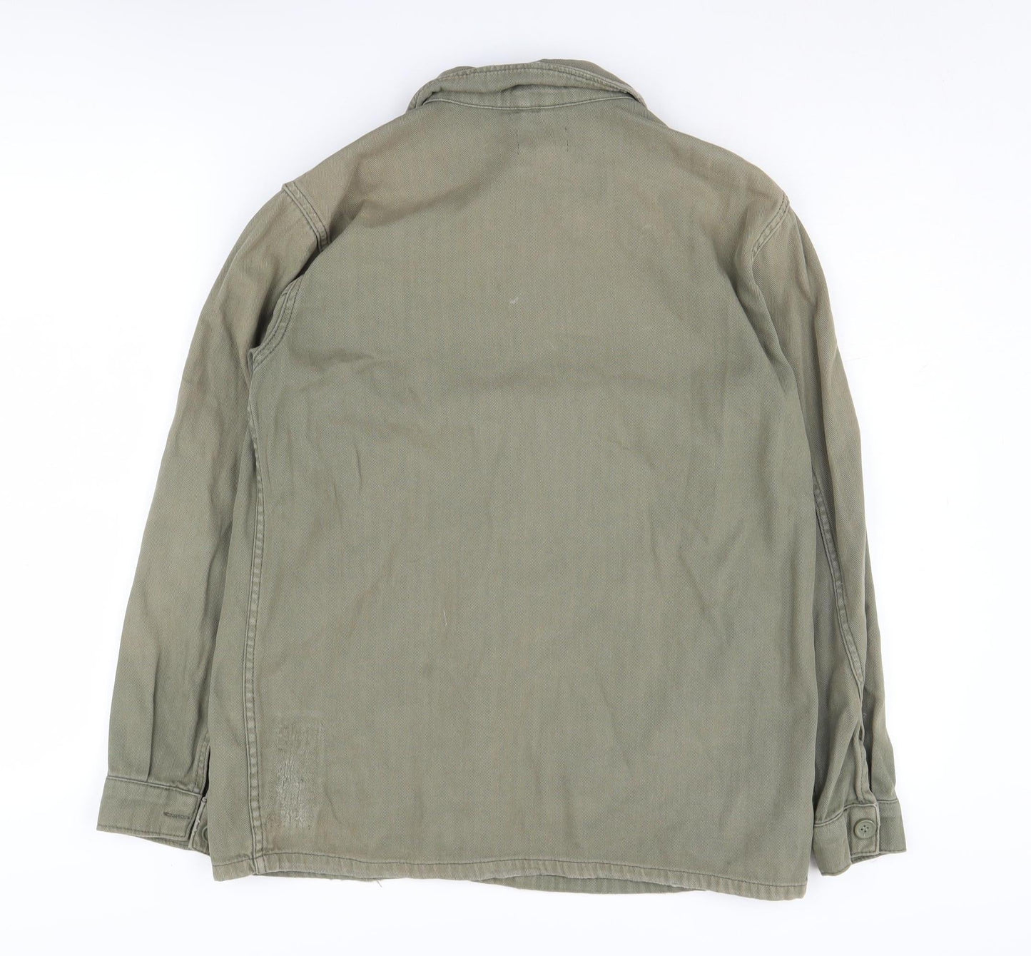 Womens UK Size 10 Topshop Green Military Jacket