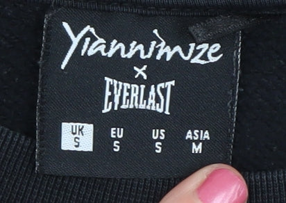 Additional view of Yiannimize x Everlast unisex black s pullover sweatshirt