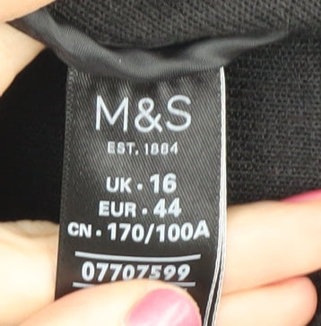 Womens UK Size 16 Marks and Spencer Black
