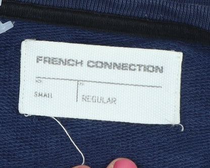 Mens UK Size S French Connection Blue Pullover Sweatshirt