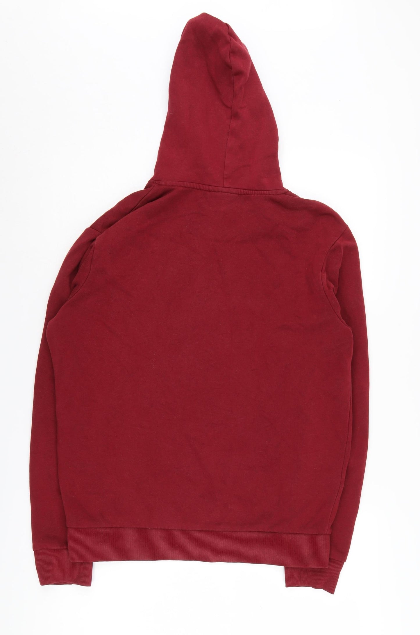 Mens UK Size S FILA Red Full Zip Hoodie
