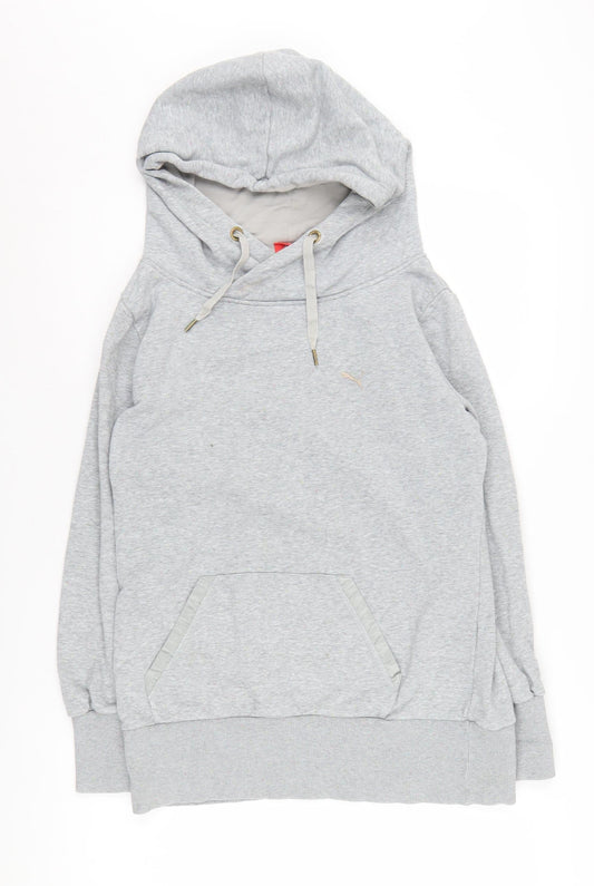 Puma Women's Grey Hoodie, UK 12, Pullover Style