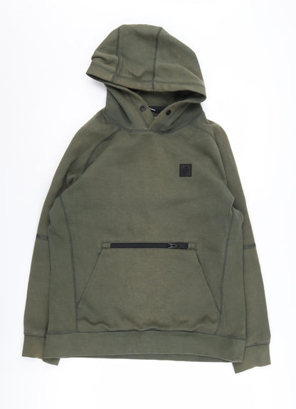 Superdry Men’s Green Pullover Hoodie - Small