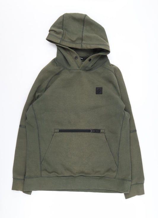 Superdry Men’s Green Pullover Hoodie - Small