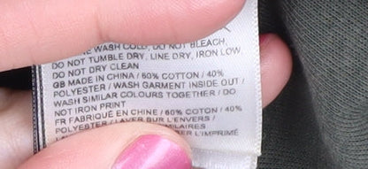 Superdry Men’s Green Pullover Hoodie - Small