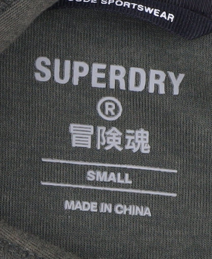 Superdry Men’s Green Pullover Hoodie - Small