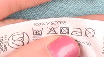 Jasper Conran Women's Blue Sequin Cowl Neck Blouse - Size 18