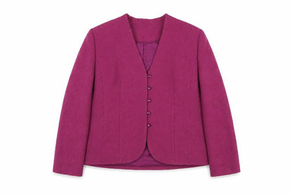 Womens UK Size 16 Eastex Regular Purple Blazer