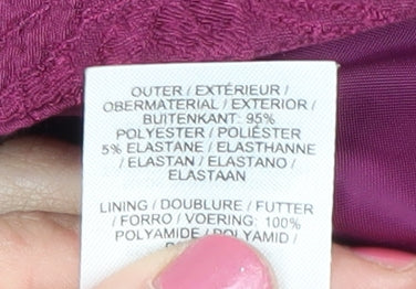 Eastex Women's Purple Long Sleeve Blazer UK 16